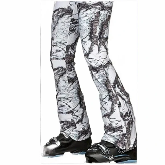Obermeyer Bond black and White ski Pants - Picture 2 of 13